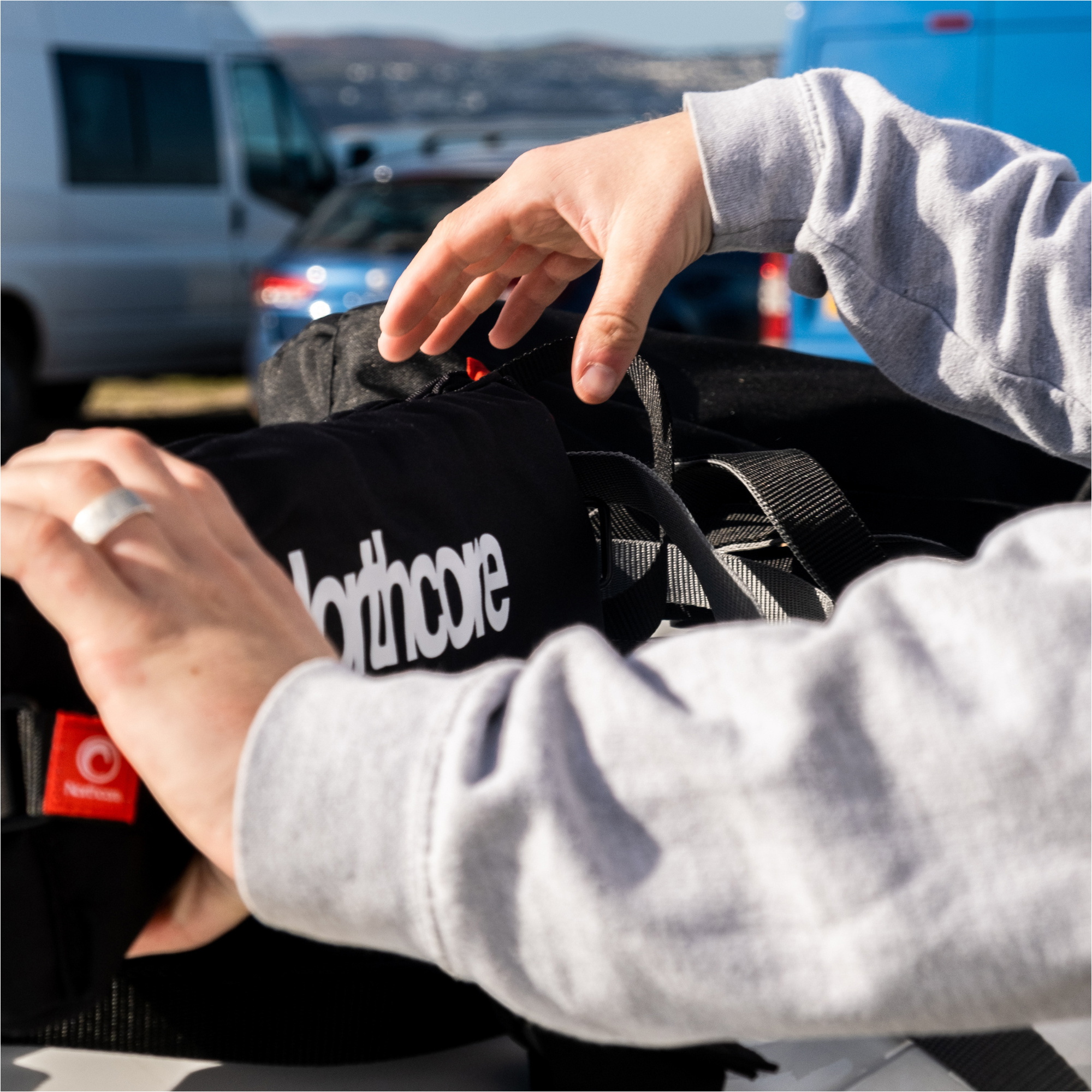 2026 Northcore Double Overhead Soft Roofracks NOCO0 - Black
